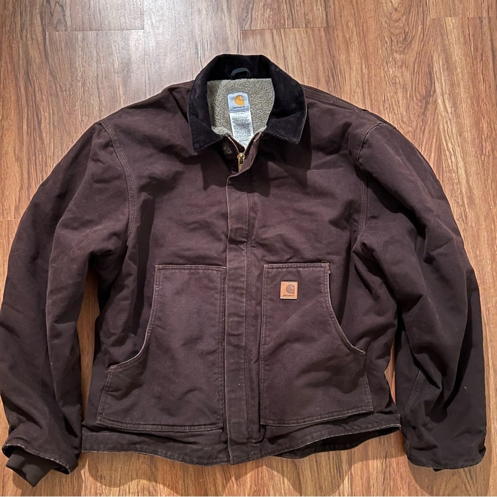 **SOLD** Carhartt J164 DKB Sherpa Lined Jacket
